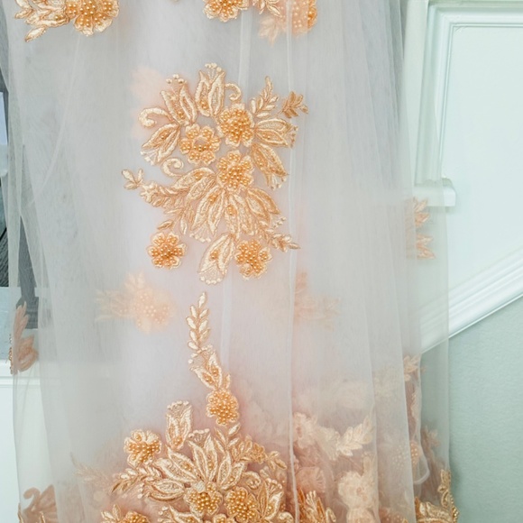 NEW Beautiful net reception saree  with saree jacket ( blouse) - Picture 9 of 16